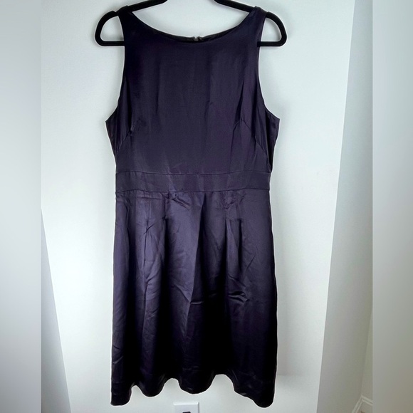 Banana Republic 100% Silk Dress Dark Purple - Picture 1 of 3